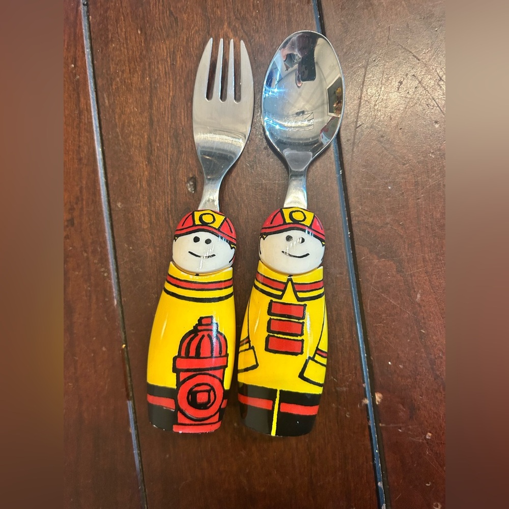 Kids Firefighter Fork and Spoon Set
Eat4Fun